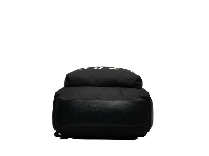 Clutch in nylon e pelle nera Givenchy Nero - vista 4
