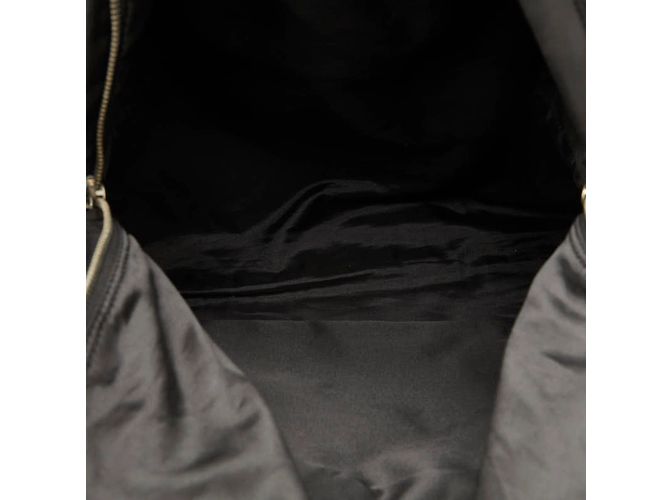 Clutch in nylon e pelle nera Givenchy Nero - vista 7