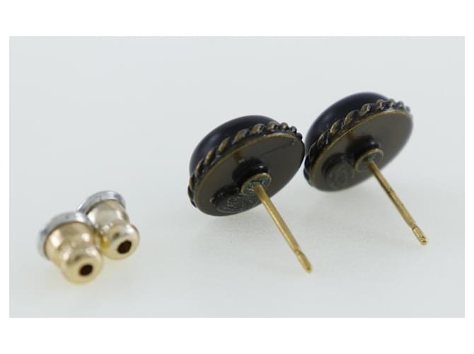 Pendientes de Stud Chanel Coco Mark Negro - vista 4