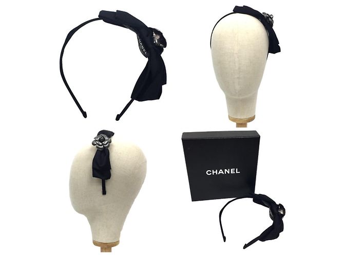 Fascia Camelia Chanel Nero Metallico - vista 2