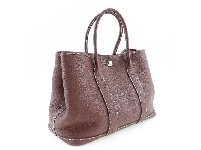 Hermès Borsa Hermes Garden Party TPM Rosso - vista 3