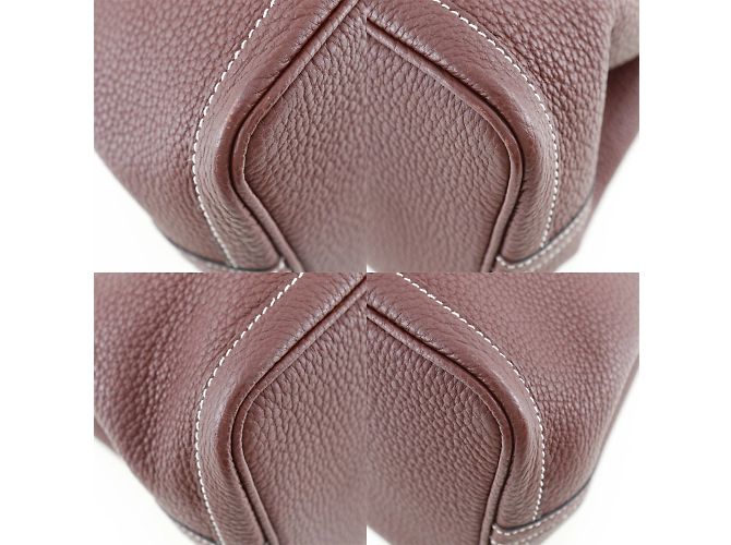 Hermès Borsa Hermes Garden Party TPM Rosso - vista 4