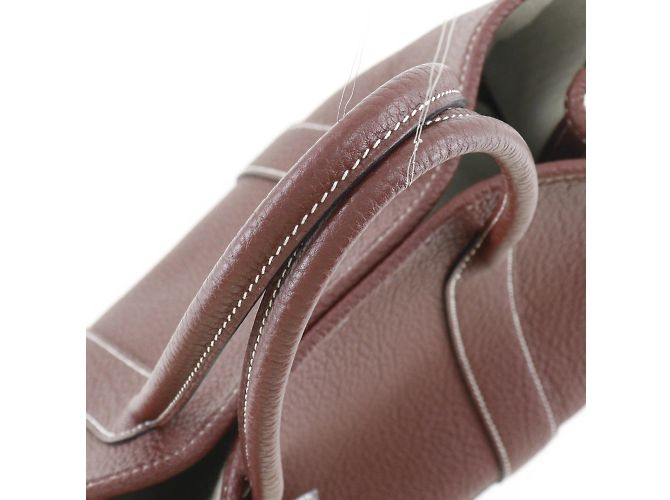 Hermès Borsa Hermes Garden Party TPM Rosso - vista 5