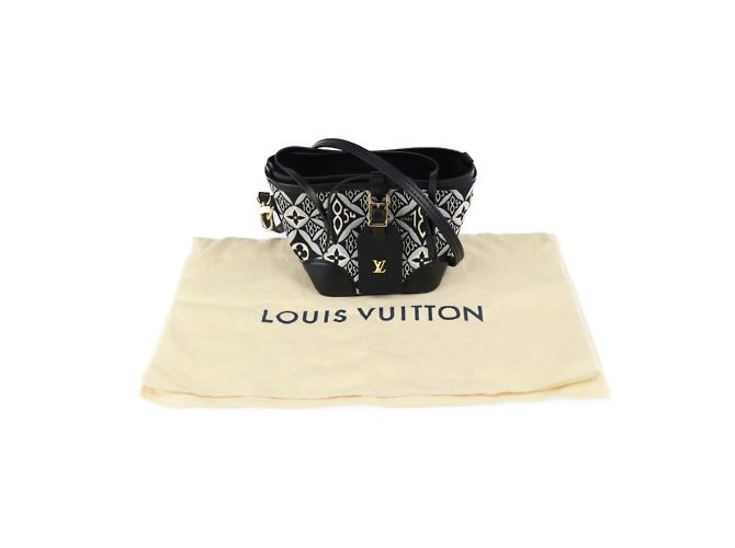 Borsa a spalla Monogram Jacquard Noe Perth SINCE1854 di Louis Vuitton Nero - vista 10