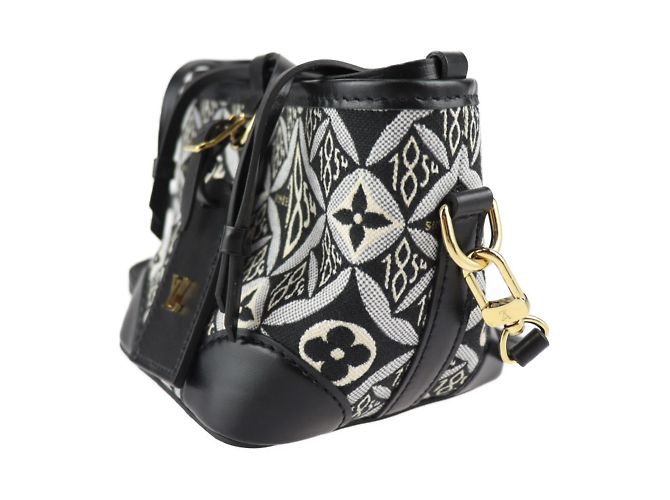 Borsa a spalla Monogram Jacquard Noe Perth SINCE1854 di Louis Vuitton Nero - vista 2