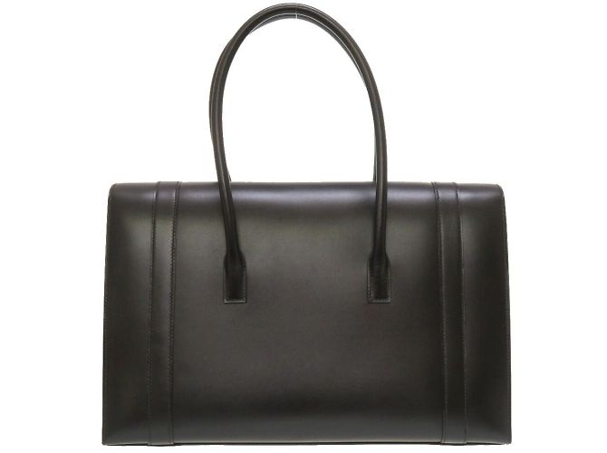 Hermès Borsa Hermes Drag 2 in pelle di vitello nera Nero - vista 2