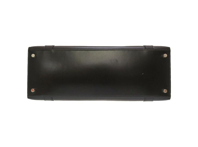 Hermès Borsa Hermes Drag 2 in pelle di vitello nera Nero - vista 3