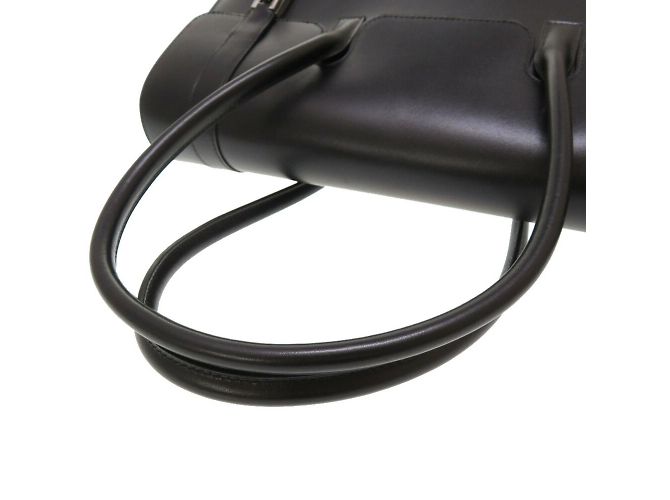 Hermès Borsa Hermes Drag 2 in pelle di vitello nera Nero - vista 5