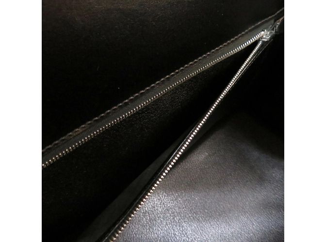 Hermès Borsa Hermes Drag 2 in pelle di vitello nera Nero - vista 7