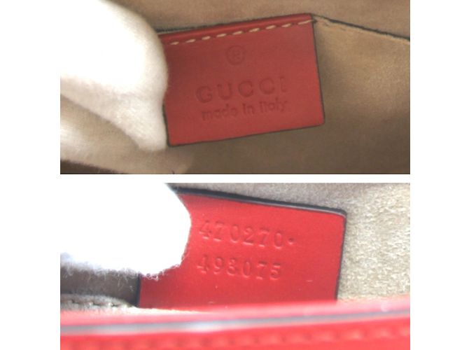 Borsa a Spalla Gucci Sylvie 2WAY Rosso - vista 8