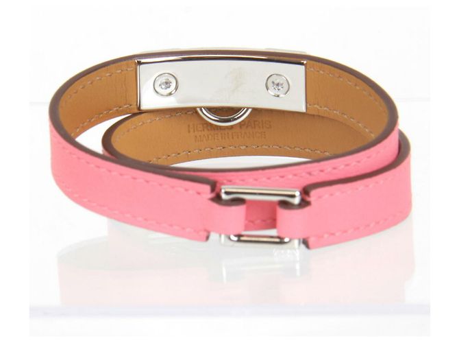 Bracciale charm Rival di Bretour di Hermès Rosa - vista 2