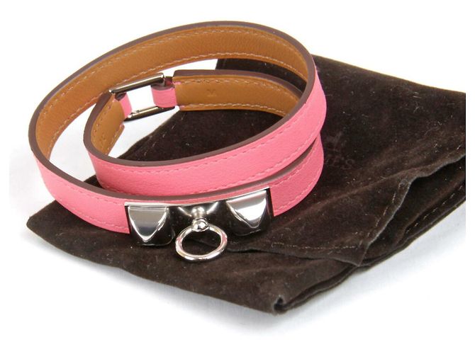 Bracciale charm Rival di Bretour di Hermès Rosa - vista 3