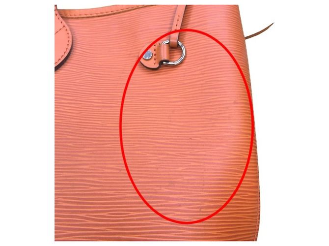 Neverfull Louis Vuitton Epi-Leder Tote Bag Orange - Ansicht 13