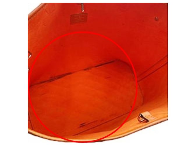 Neverfull Louis Vuitton Epi-Leder Tote Bag Orange - Ansicht 16