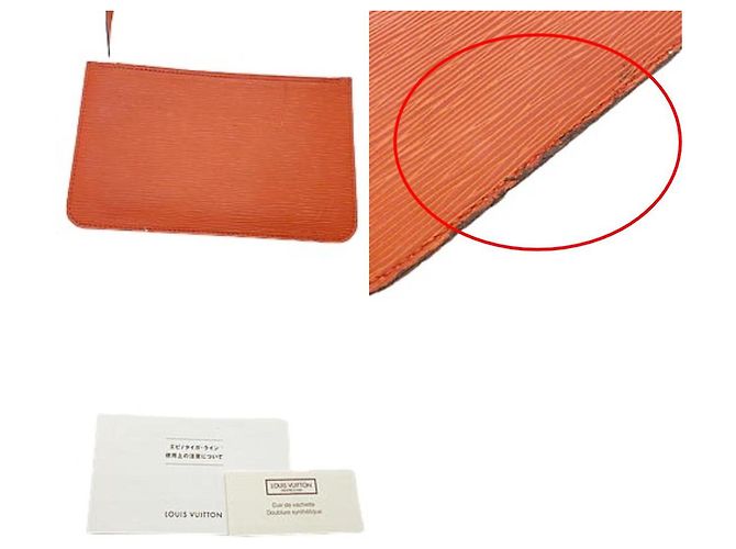 Neverfull Louis Vuitton Epi-Leder Tote Bag Orange - Ansicht 20