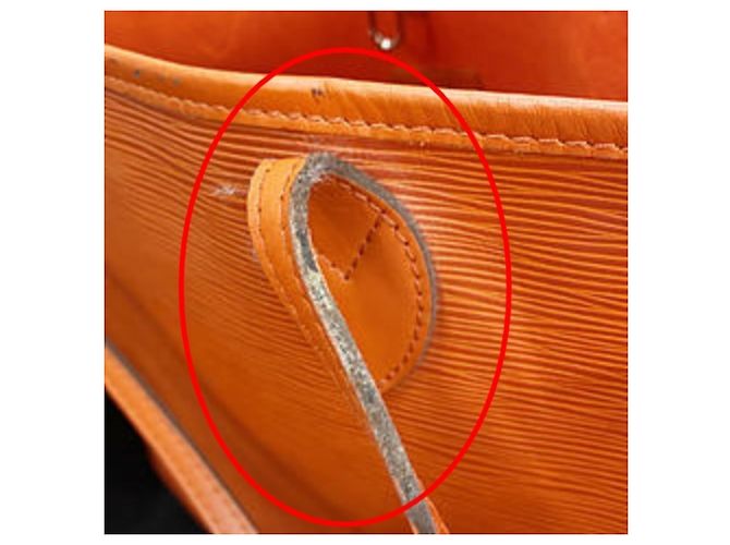 Neverfull Louis Vuitton Epi-Leder Tote Bag Orange - Ansicht 8