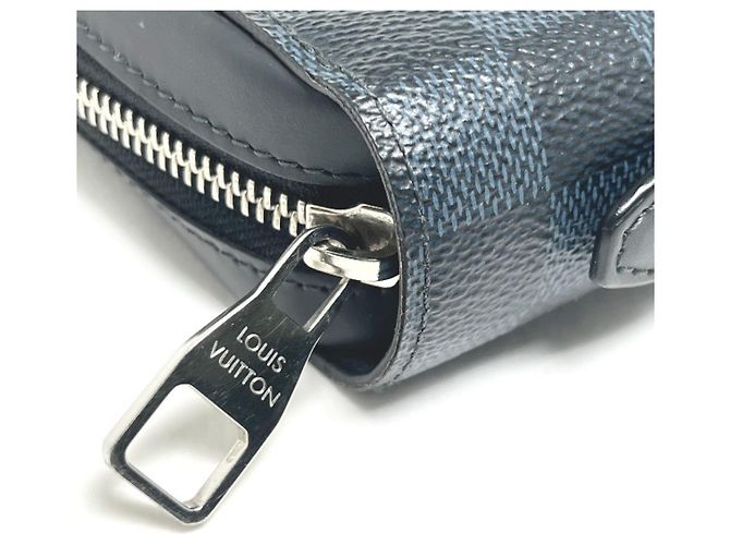 Portafoglio Louis Vuitton Zippy XL Damier Ecobalt Blu - vista 4