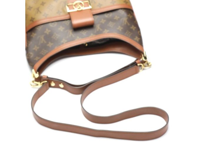 Borsa a Spalla Dauphine Monogram Reverse Louis Vuitton Marrone - vista 7
