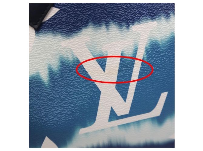 Speedy Borsa a spalla blu Louis Vuitton - vista 14