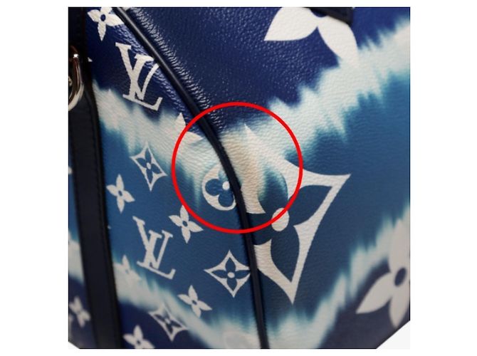Speedy Borsa a spalla blu Louis Vuitton - vista 16