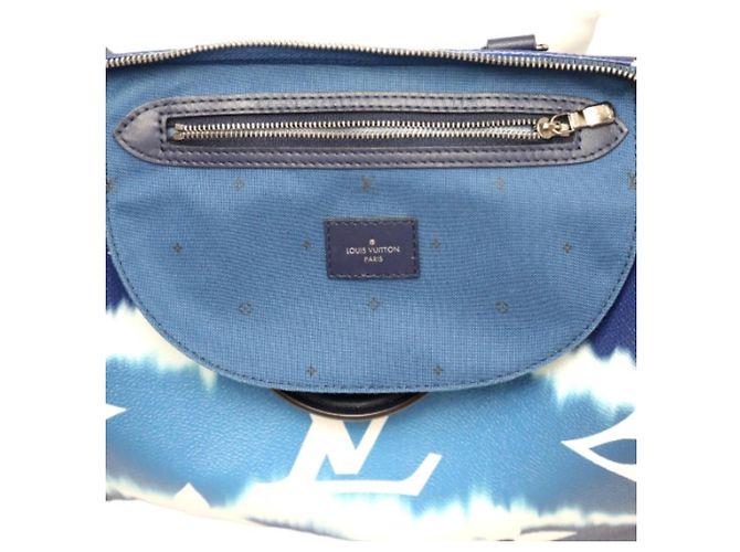 Speedy Borsa a spalla blu Louis Vuitton - vista 19