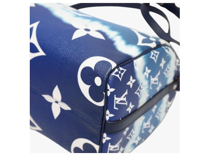 Speedy Borsa a spalla blu Louis Vuitton - vista 8
