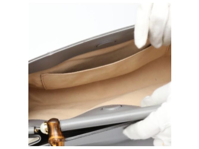 Bamboo Borsa a mano Gucci 2WAY in bambù Marrone - vista 14