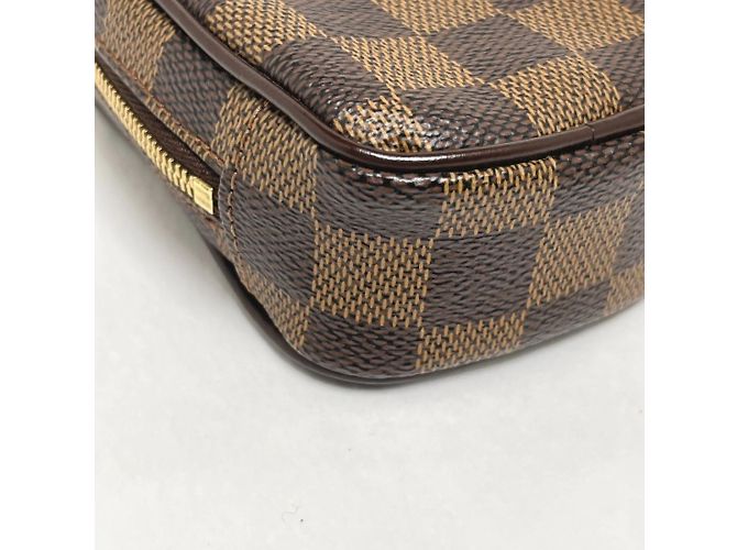 Pochette Etui Okapi PM Damier Louis Vuitton Marrone - vista 3