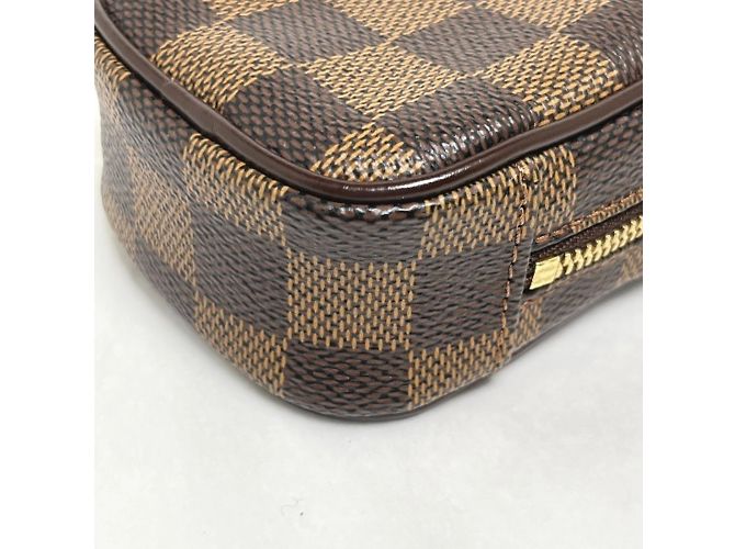 Pochette Etui Okapi PM Damier Louis Vuitton Marrone - vista 4