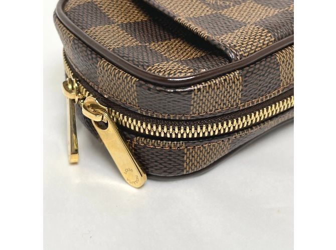 Pochette Etui Okapi PM Damier Louis Vuitton Marrone - vista 6
