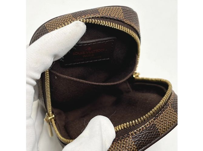 Pochette Etui Okapi PM Damier Louis Vuitton Marrone - vista 7