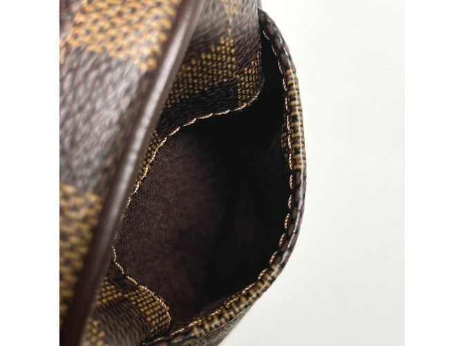 Pochette Etui Okapi PM Damier Louis Vuitton Marrone - vista 9