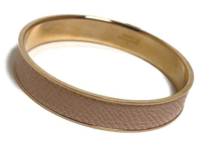 Hermès Bracciale in pelle Hermes GP Rosa D'oro - vista 2