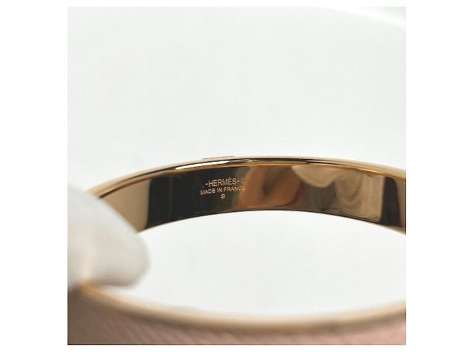 Hermès Bracciale in pelle Hermes GP Rosa D'oro - vista 3