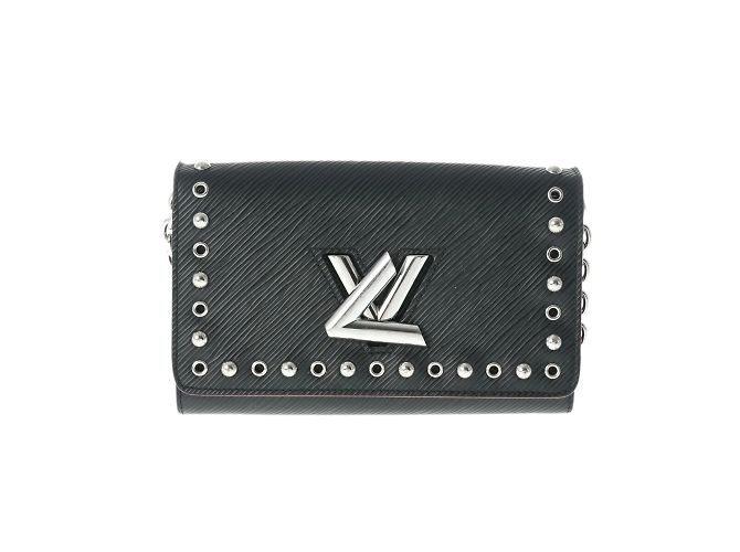 Portafoglio Twist Epi Louis Vuitton con Catena e Borchie Nere Nero - vista 2