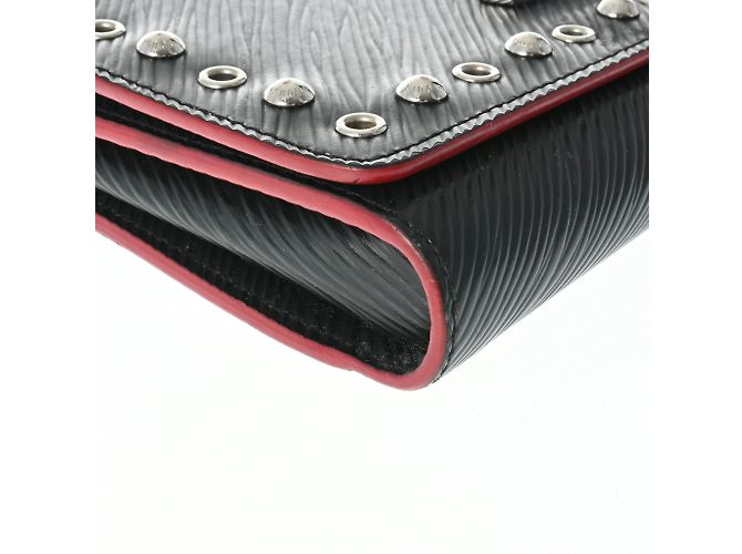 Portafoglio Twist Epi Louis Vuitton con Catena e Borchie Nere Nero - vista 7
