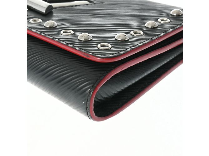 Portafoglio Twist Epi Louis Vuitton con Catena e Borchie Nere Nero - vista 8