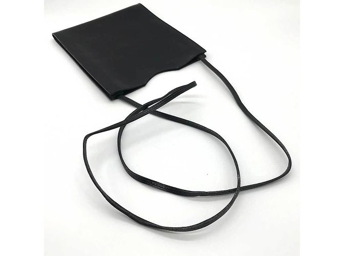 Hermès Borsa a spalla pochette nera Hermes Onimaitou Nero - vista 3
