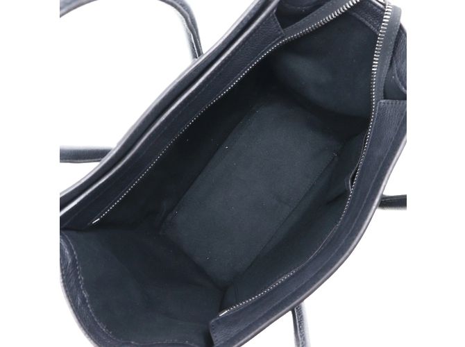 Céline Borsa a mano micro shopper Celine Luggage Nero - vista 7