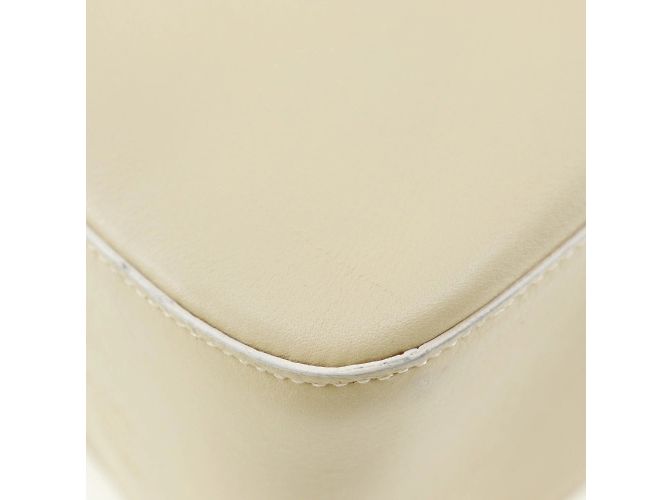 Borsa a spalla in pelle di vitello Versace Beige - vista 4