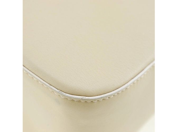 Borsa a spalla in pelle di vitello Versace Beige - vista 5