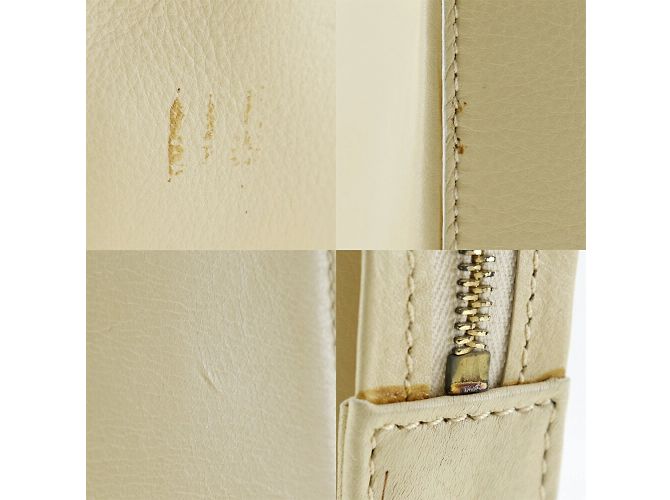 Borsa a spalla in pelle di vitello Versace Beige - vista 7