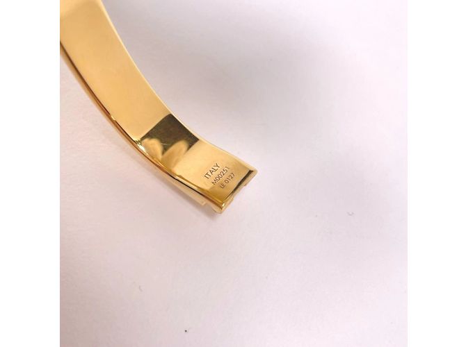 Bracciale rigido dorato Louis Vuitton D'oro - vista 9