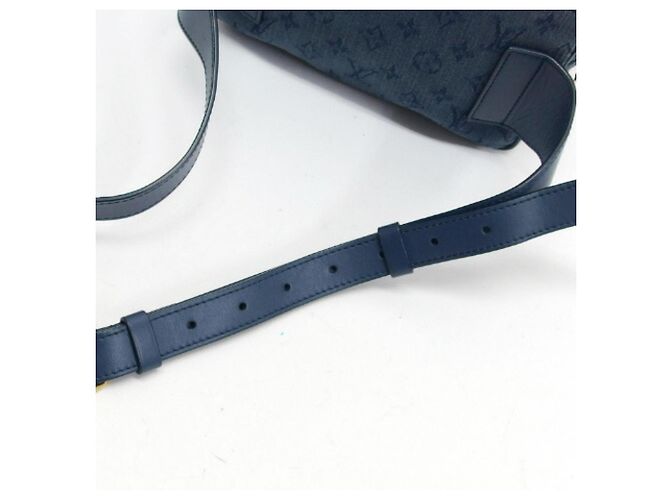 Borsa a spalla in denim Monogram Louis Vuitton Marrone scuro - vista 10