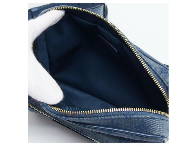 Borsa a spalla in denim Monogram Louis Vuitton Marrone scuro - vista 8