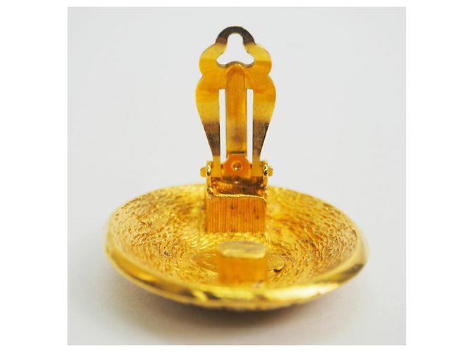 Orecchini rotondi Chanel Cambon D'oro - vista 5