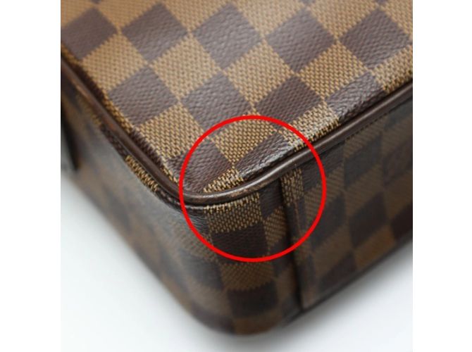 Bolsa transversal Shelton MM Damier Louis Vuitton Marrom - vista 9