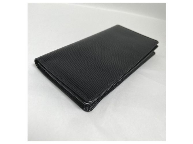 Louis Vuitton Epi Long Wallet Black - view 4