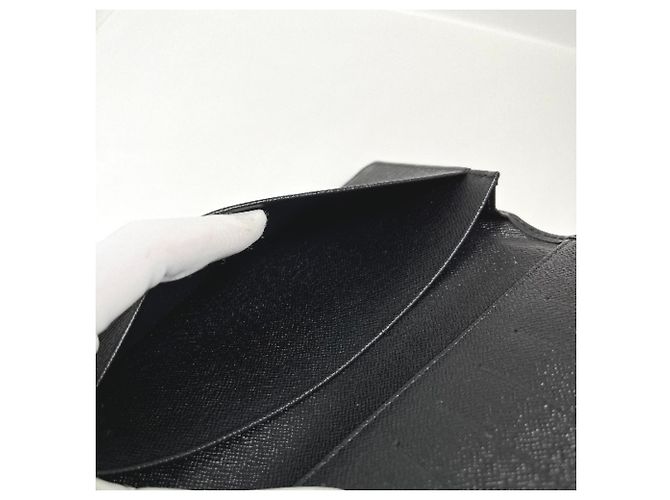 Louis Vuitton Epi Long Wallet Black - view 8