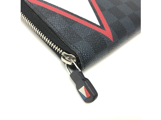 Zippy Organizer Louis Vuitton America's Cup Marineblau - Ansicht 3